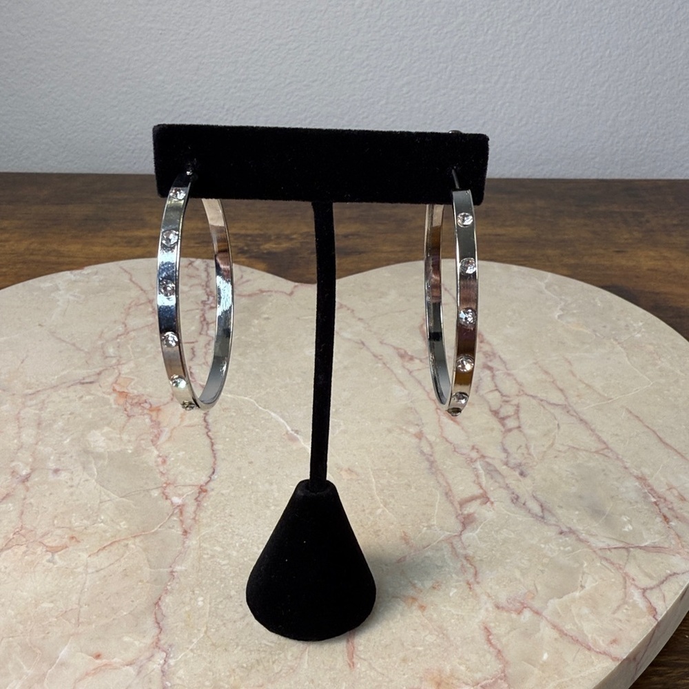 Silver Hoop Earrings